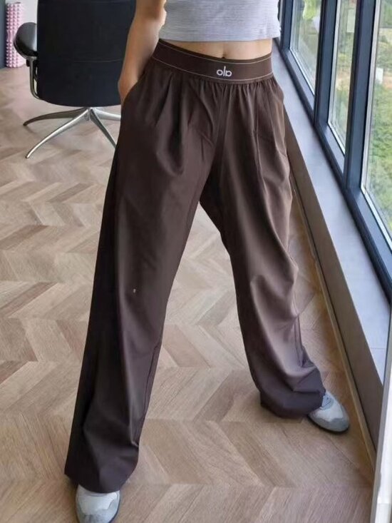 ALO Yoga Pants - ALO Yoga Brown Suit Pants 👑 Regular size 30-inch inseam